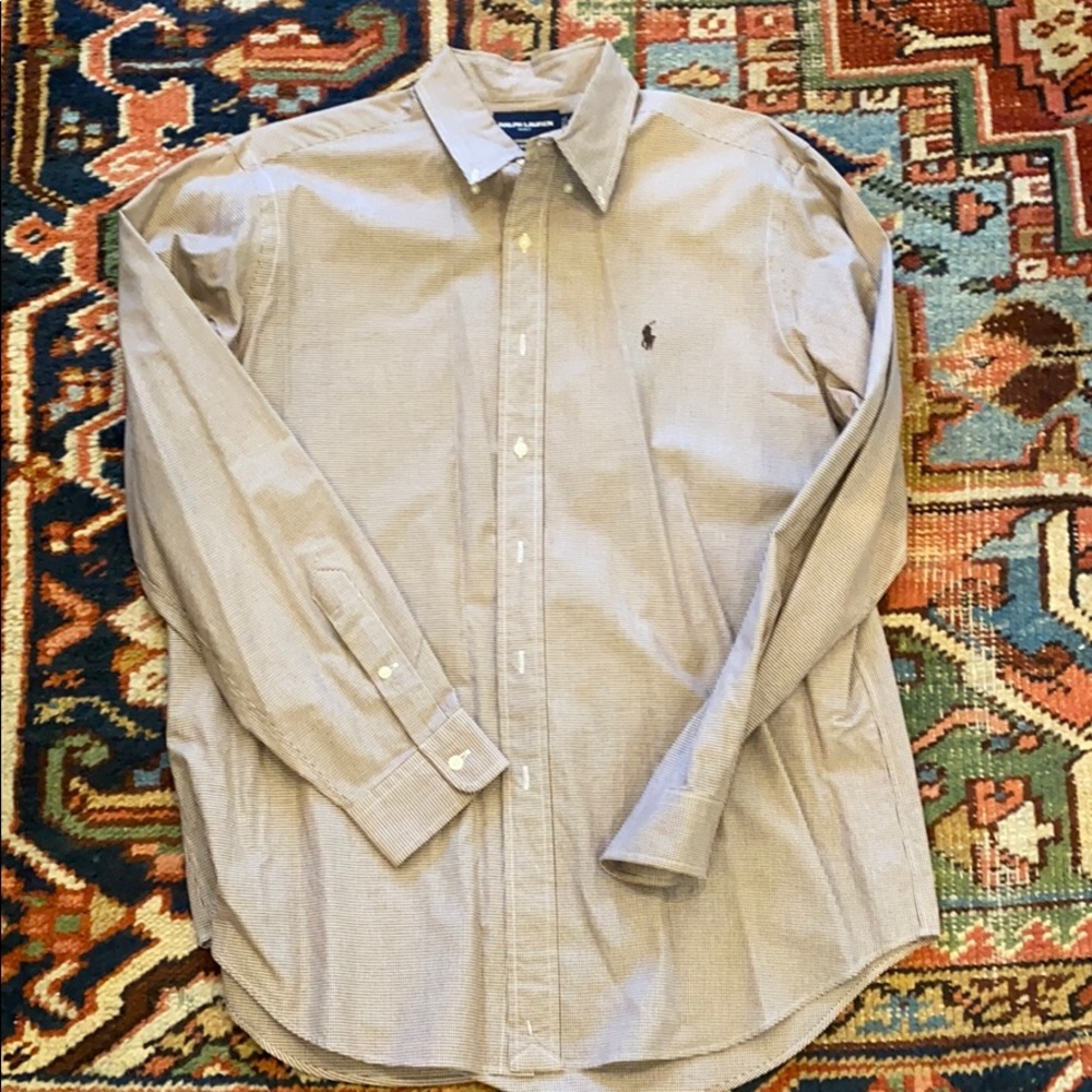 Brown Check Button Up - image 1